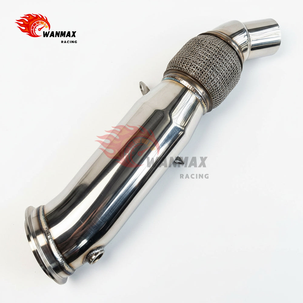 T304 High-Flow Downpipe for BMW F20/F21 F22/F23 F30/F31/F34 F32/F33/F36 N20 2.0L 2012-2016