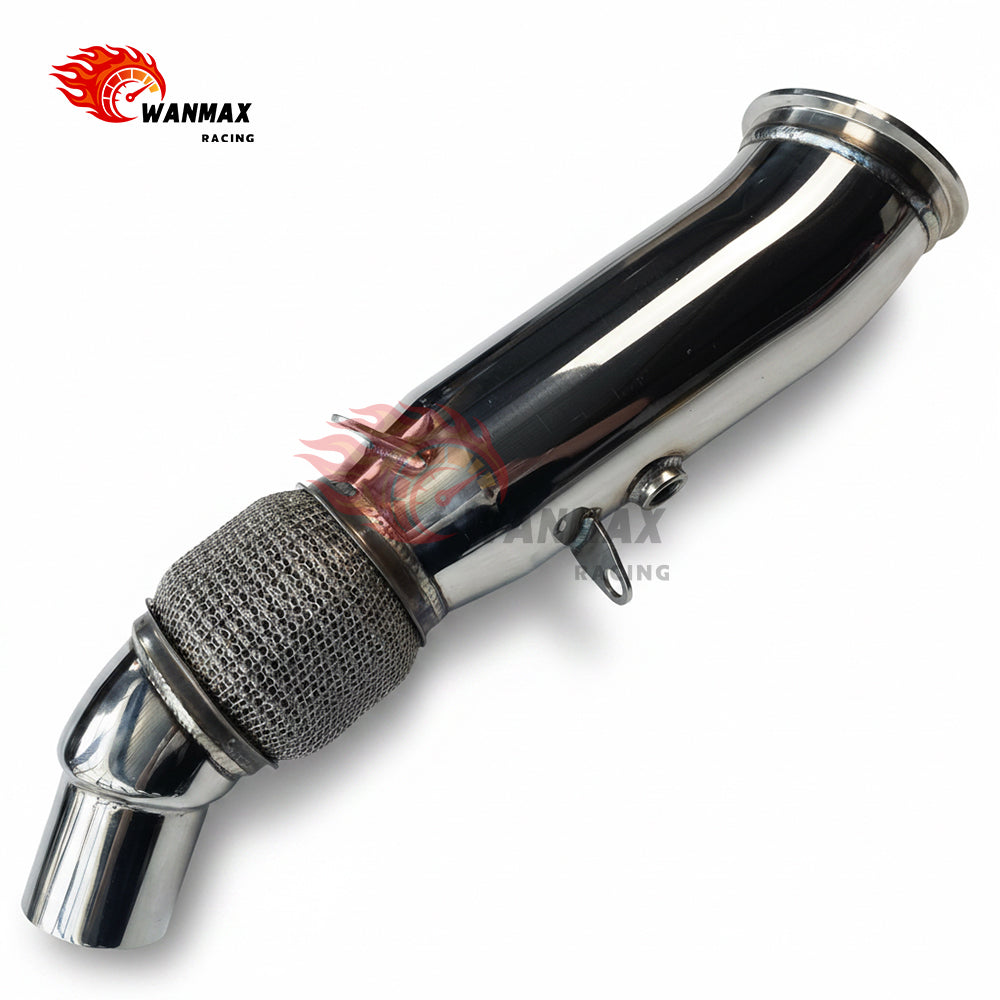 T304 High-Flow Downpipe for BMW F20/F21 F22/F23 F30/F31/F34 F32/F33/F36 N20 2.0L 2012-2016