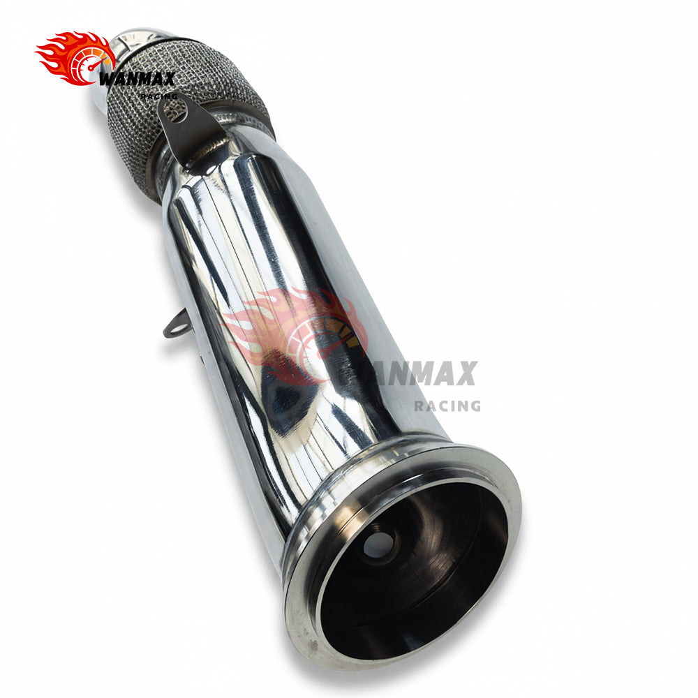 T304 High-Flow Downpipe for BMW F20/F21 F22/F23 F30/F31/F34 F32/F33/F36 N20 2.0L 2012-2016