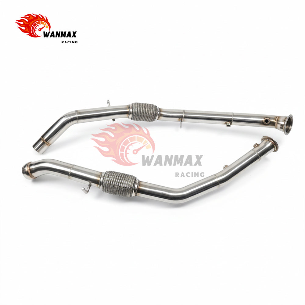 T304 Stainless Steel Performance Downpipe Set for Mercedes-Benz GLE43 AMG M276 Biturbo