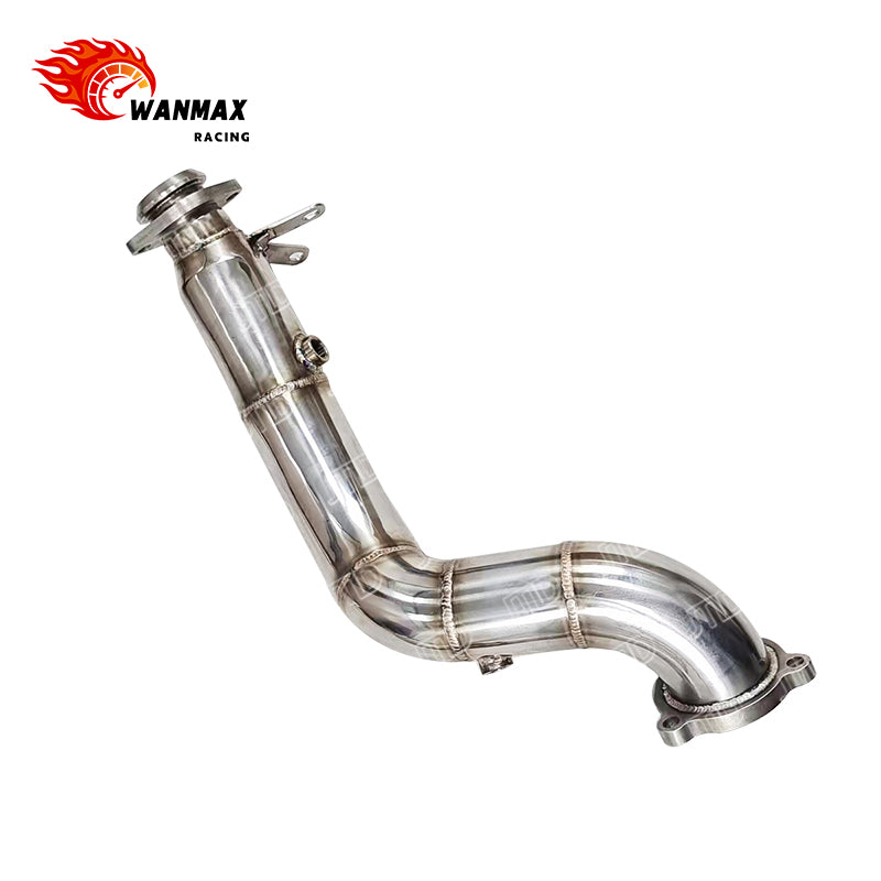 Brushed T304 Downpipe for Mercedes-Benz SLC300
