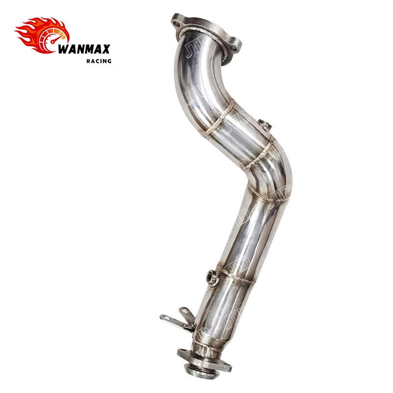 Brushed T304 Downpipe for Mercedes-Benz SLC300