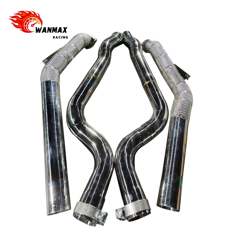 4MATIC Catless Downpipes for Mercedes-Benz CLS500 CLS550 W218 M278 4.7L