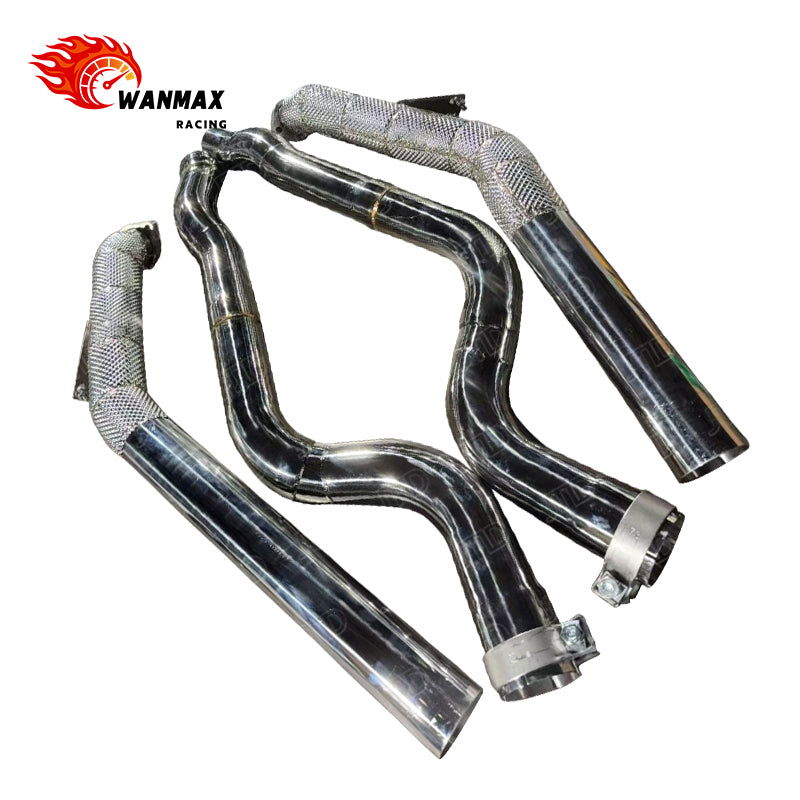 4MATIC Catless Downpipes for Mercedes-Benz CLS500 CLS550 W218 M278 4.7L
