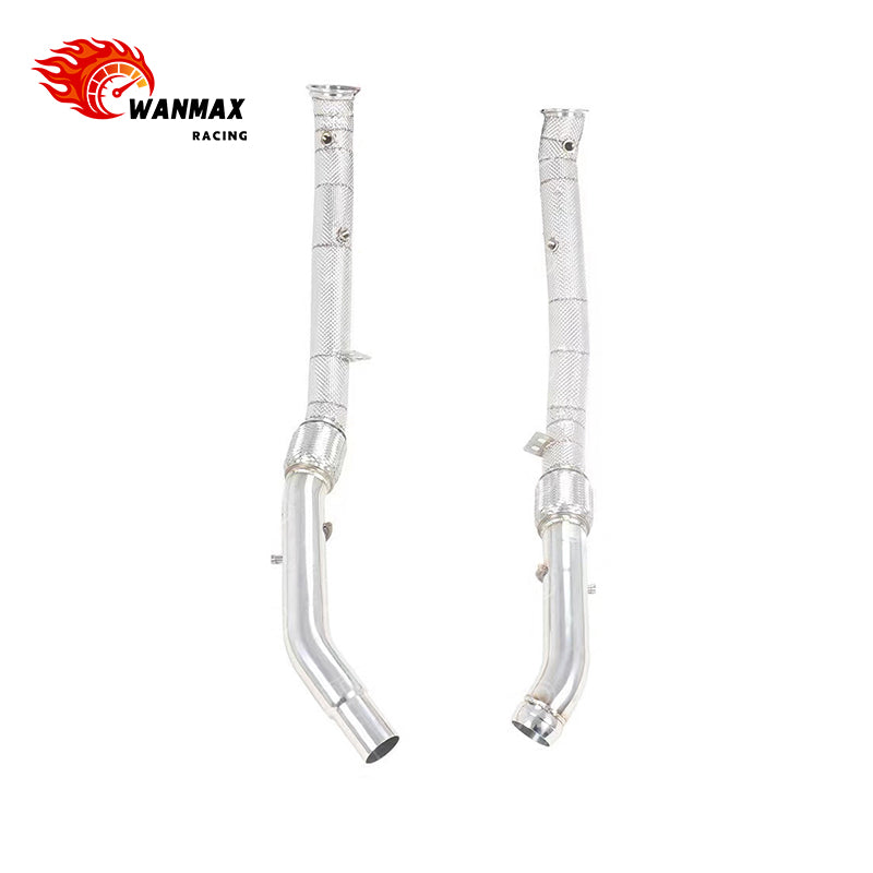 Heat-Shielded Front Pipes for Mercedes-Benz ML400 W166 M276 3.0T