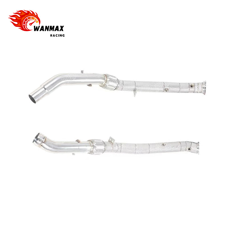 Heat-Shielded Front Pipes for Mercedes-Benz ML400 W166 M276 3.0T