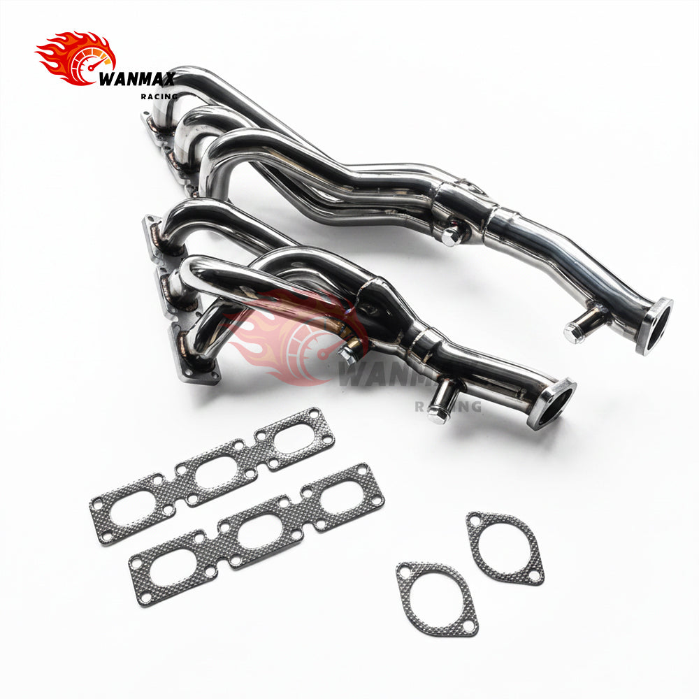 Mirror-Polished 3-Into-1 Exhaust Header Pair for BMW E46 E39 Z3 Z4 M52 M52TU M54 LHD