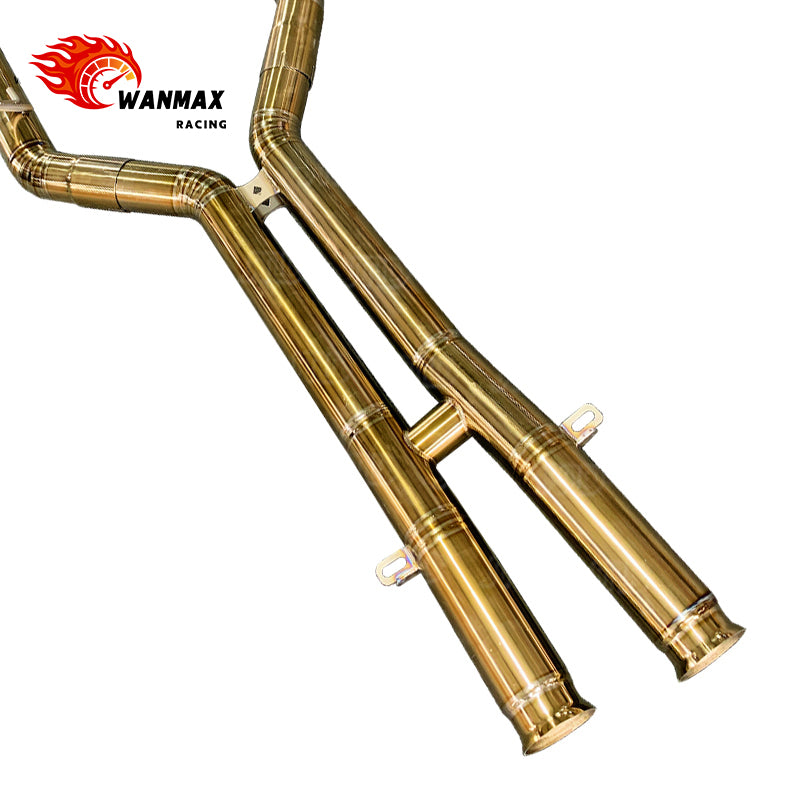 Titanium Valved Exhaust System Catback for Mercedes Benz AMG GT GTS C190 4.0T V8 Active Variable Muffler Performance Upgrades