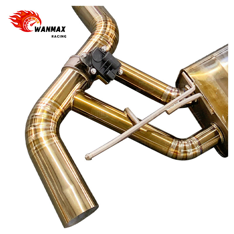 Titanium Valved Exhaust System Catback for Mercedes Benz AMG GT GTS C190 4.0T V8 Active Variable Muffler Performance Upgrades