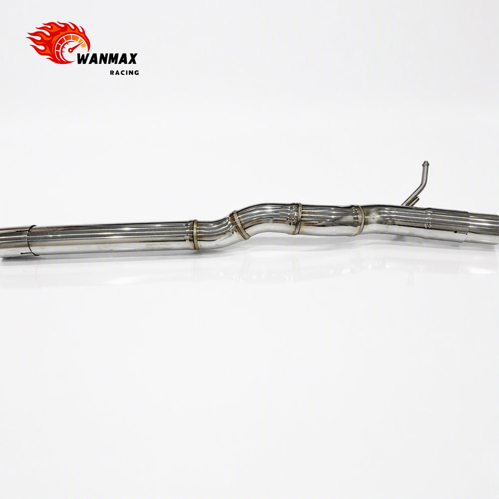 Premium Stainless Steel Dual Valved Catback Exhaust System for Mercedes Benz CLA250 C117 M270 2.0T