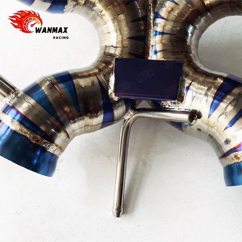 High Performance Titanium Exhaust Catback System for Mclaren 600LT Straight Pipe Design Exhaust