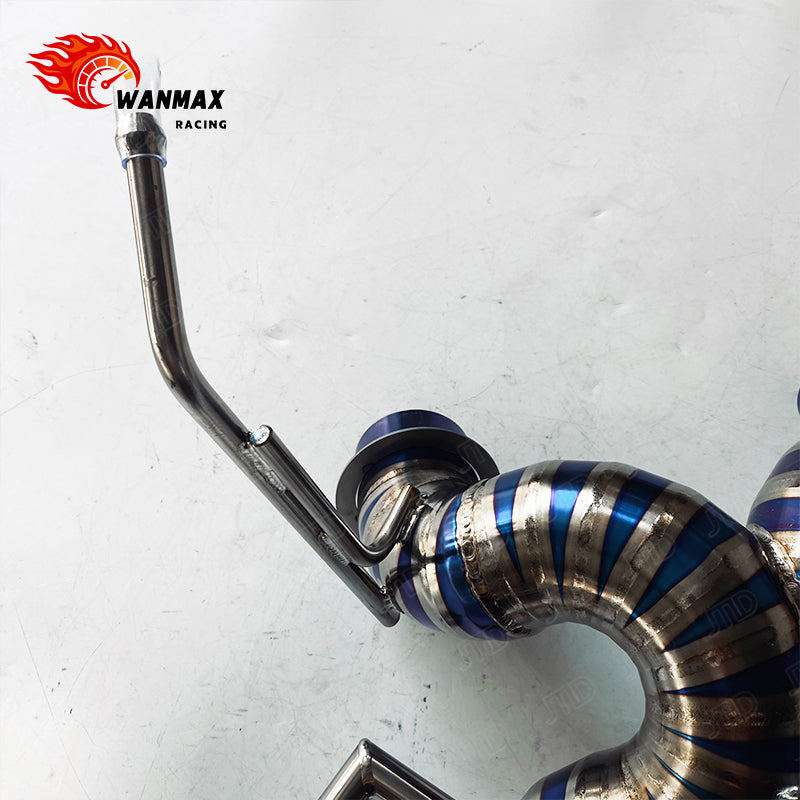 High Performance Titanium Exhaust Catback System for Mclaren 600LT Straight Pipe Design Exhaust