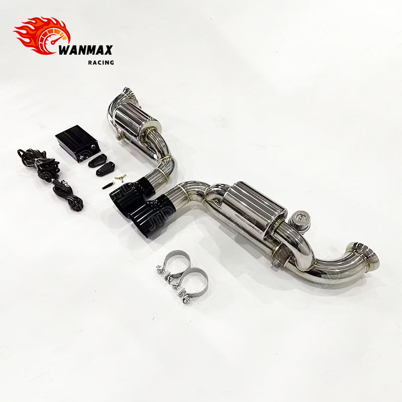 Premium SS304 Catback Exhaust System for Porsche 911 991.1 991.2 GT3 4.0L NA Vacuum Valved Performance Exhaust
