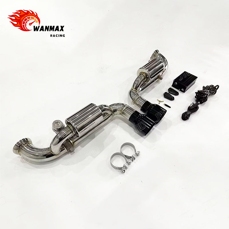 Premium SS304 Catback Exhaust System for Porsche 911 991.1 991.2 GT3 4.0L NA Vacuum Valved Performance Exhaust