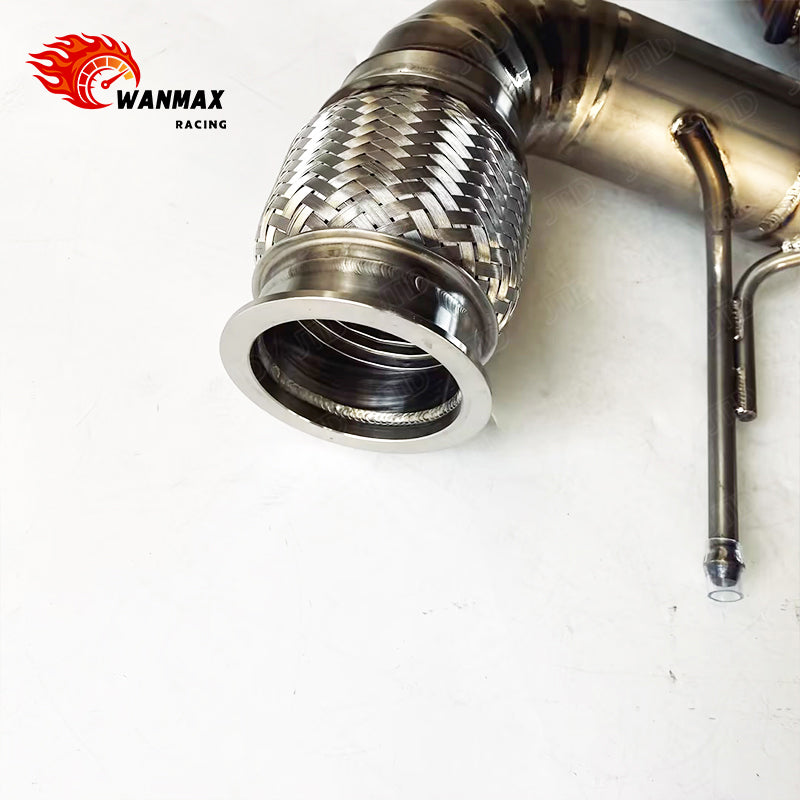 765LT Style Raw Titanium Exhaust Catback Conversion Kit for McLaren 720S Exhaust System Light Weight Performance Upgrade