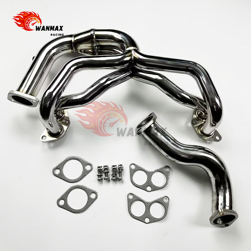 Mirror-Polished T304 Equal-Length Header and Downpipe Kit for Toyota GT86/Subaru BRZ FA20 2.0L 2012-2024