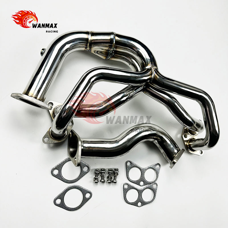 Mirror-Polished T304 Equal-Length Header and Downpipe Kit for Toyota GT86/Subaru BRZ FA20 2.0L 2012-2024
