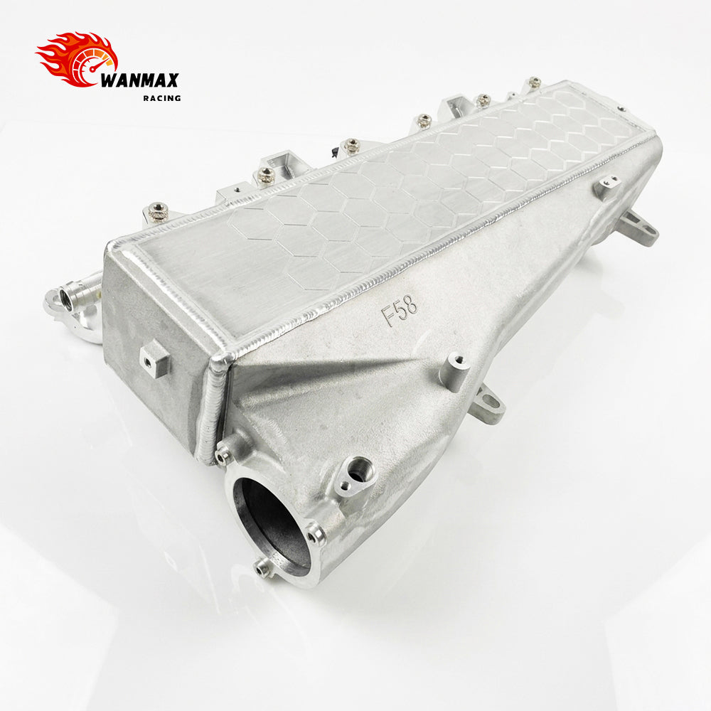 Semi-Cast Aluminum Integrated Water-To-Air Intercooler Intake Manifold with Fuel Rail for BMW Gen1 B58 3.0L Turbo F-Chassis M140i M240i 340i 440i
