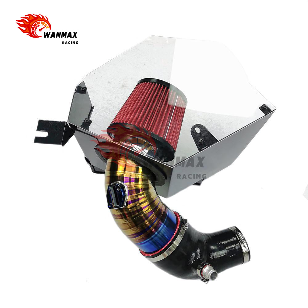 Hand-Welded Titanium Cold Air Intake System Kit for BMW G29 Z4 M40i & Toyota Supra A90 A91 B58 3.0T Integrated Turbo Inlet Pipe