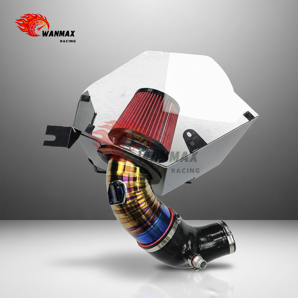 Hand-Welded Titanium Cold Air Intake System Kit for BMW G29 Z4 M40i & Toyota Supra A90 A91 B58 3.0T Integrated Turbo Inlet Pipe