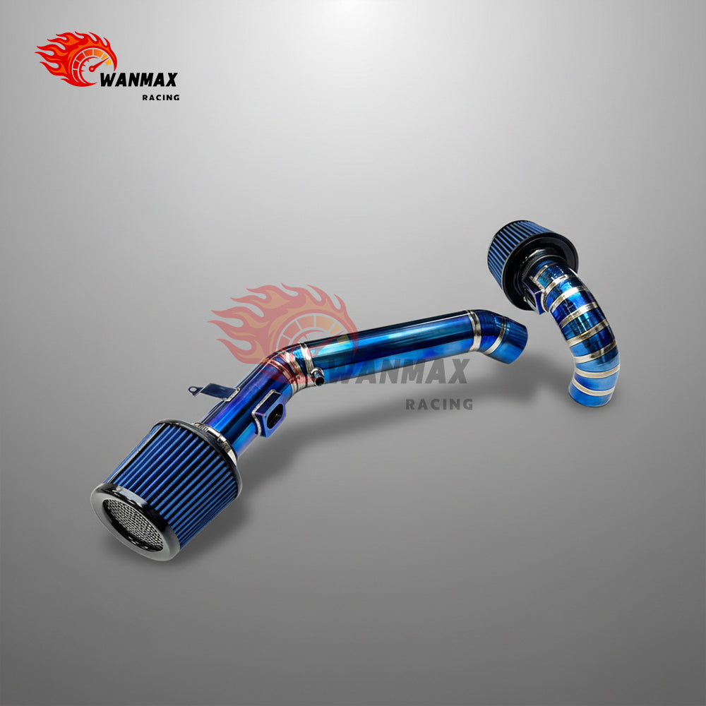 Top Mount Titanium Dual Air Intake System Kit with Twin Pipes for BMW F80 M3 F82 M4 F87 M2c S55 3.0T Engines