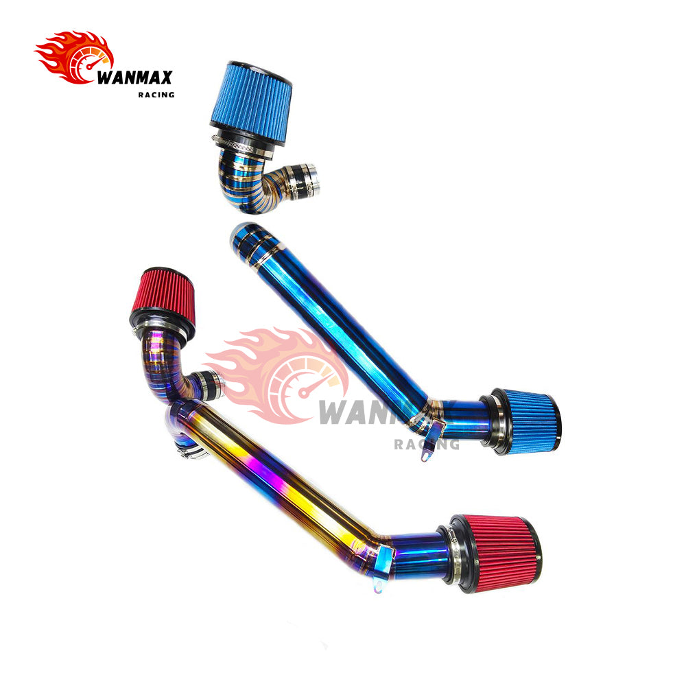High Flow Top Mount Cold Air Intake Kit for BMW G80 M3 G82 M4 G87 M2 S58 3.0T Engines Titanium Intake Charging Pipe with Mushroom Filters