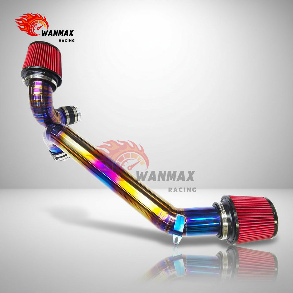 High Flow Top Mount Cold Air Intake Kit for BMW G80 M3 G82 M4 G87 M2 S58 3.0T Engines Titanium Intake Charging Pipe with Mushroom Filters