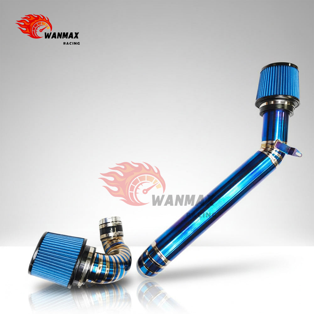High Flow Top Mount Cold Air Intake Kit for BMW G80 M3 G82 M4 G87 M2 S58 3.0T Engines Titanium Intake Charging Pipe with Mushroom Filters
