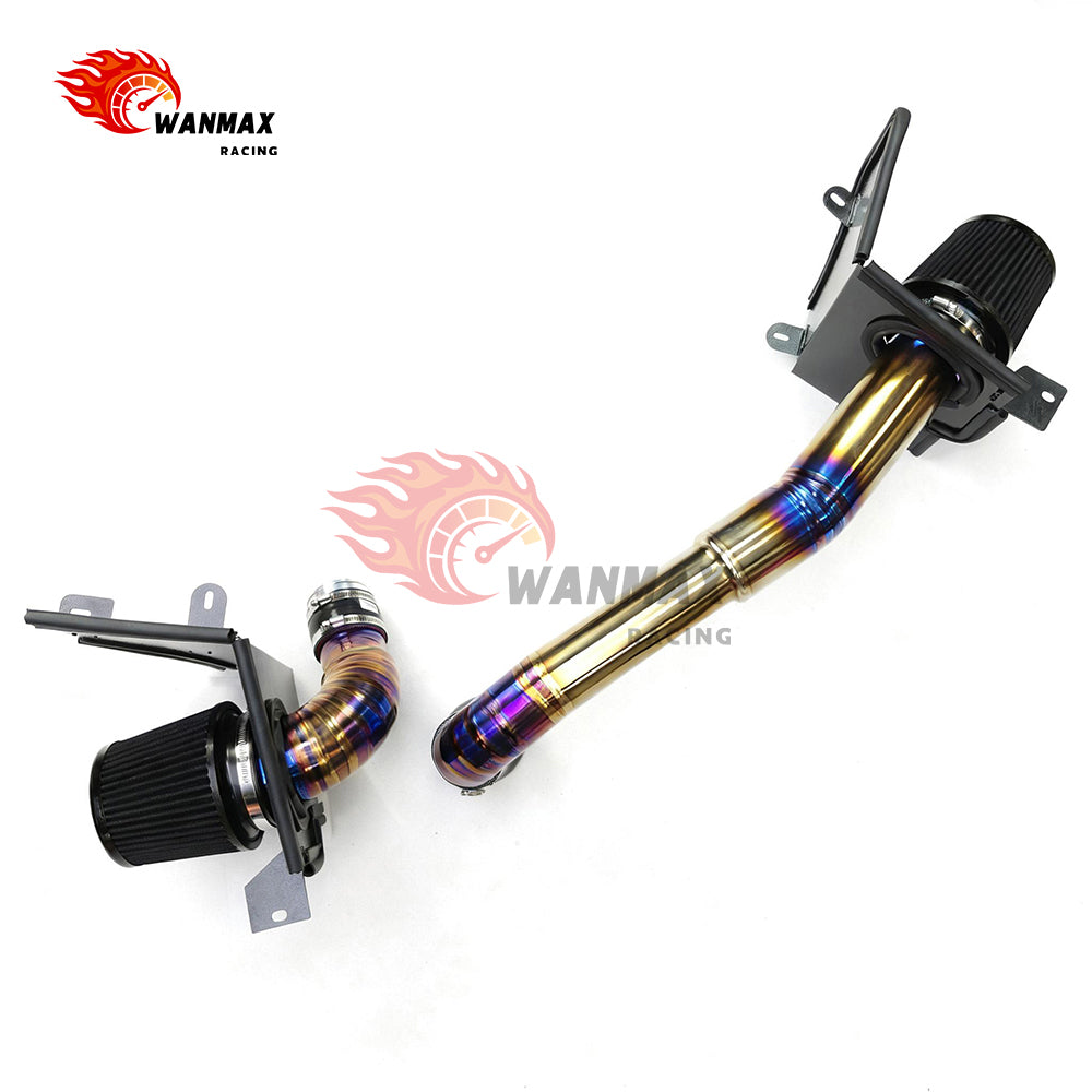 Premium Titanium Front Mount Air Intake System Kit with Heat Shield for BMW G80 M3 G82 M4 G87 M2 S58 3.0T Engines