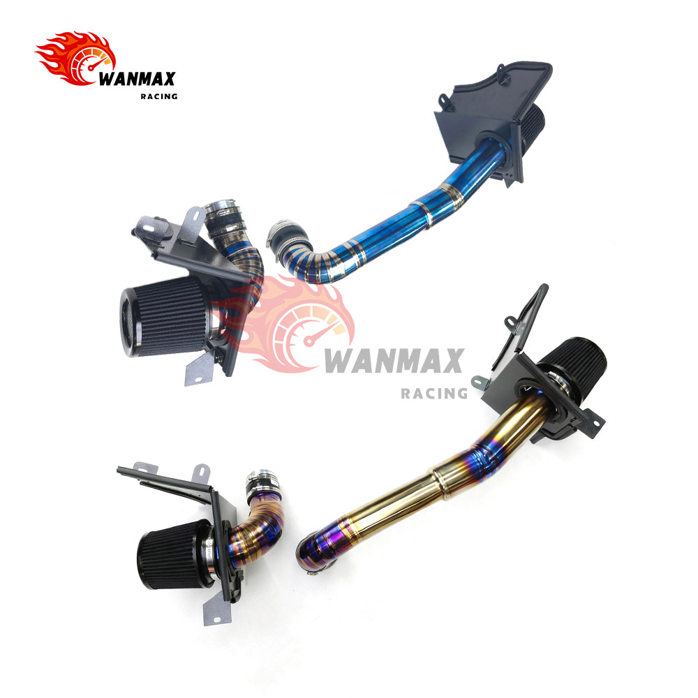 Premium Titanium Front Mount Air Intake System Kit with Heat Shield for BMW G80 M3 G82 M4 G87 M2 S58 3.0T Engines