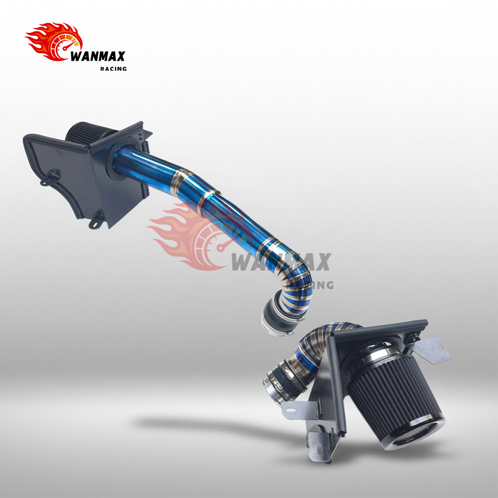 Premium Titanium Front Mount Air Intake System Kit with Heat Shield for BMW G80 M3 G82 M4 G87 M2 S58 3.0T Engines