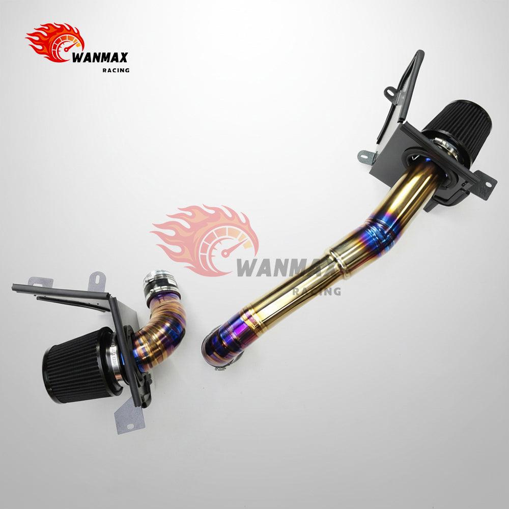 Premium Titanium Front Mount Air Intake System Kit with Heat Shield for BMW G80 M3 G82 M4 G87 M2 S58 3.0T Engines