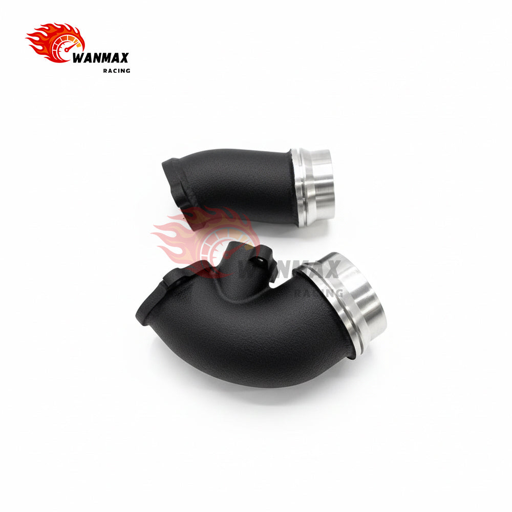 High Flow CNC Aluminum Turbo Inlet Elbow Pipe Kit for BMW G80 M3 G82 M4 G87 M2 S58 3.0T Twin Turbo 2021+