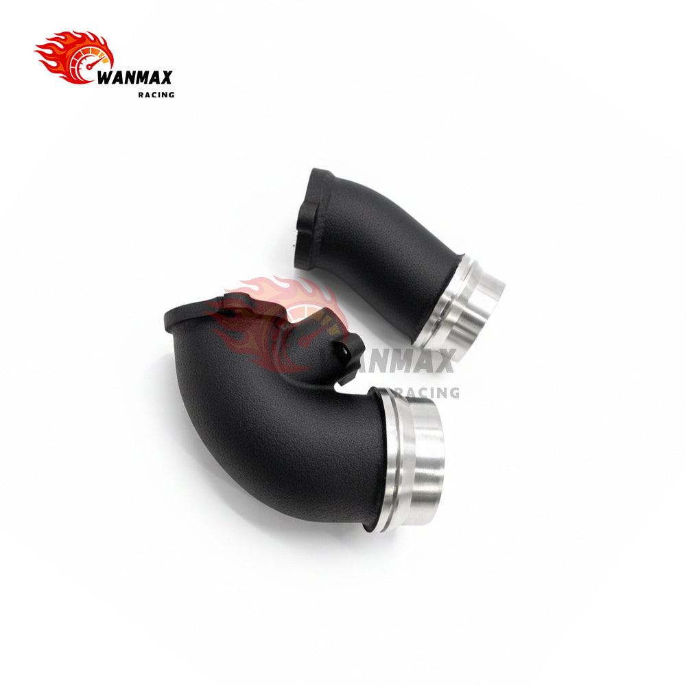 High Flow CNC Aluminum Turbo Inlet Elbow Pipe Kit for BMW G80 M3 G82 M4 G87 M2 S58 3.0T Twin Turbo 2021+