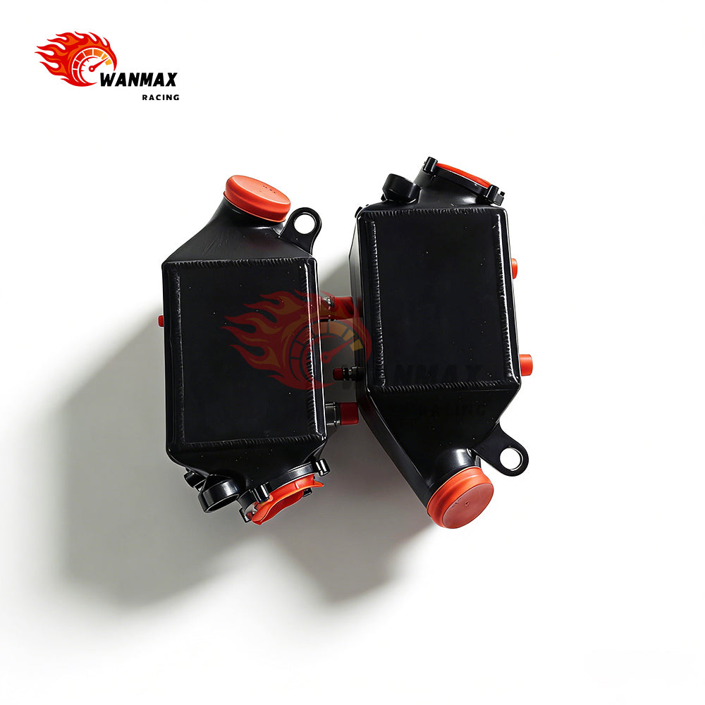 High Flow Top Mount Charge Air Cooler Upgrades Pair for BMW F10 M5 F06 F12 F13 M6 S63 4.4T V8 Water-to-Air Intercooler JT-PC75