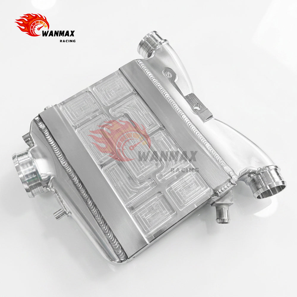 High-Flow Water-to-Air Intercooler Kit with Charge Pipes for Mercedes-Benz M276 3.0T V6 Turbo C43 / E43 / GLC43