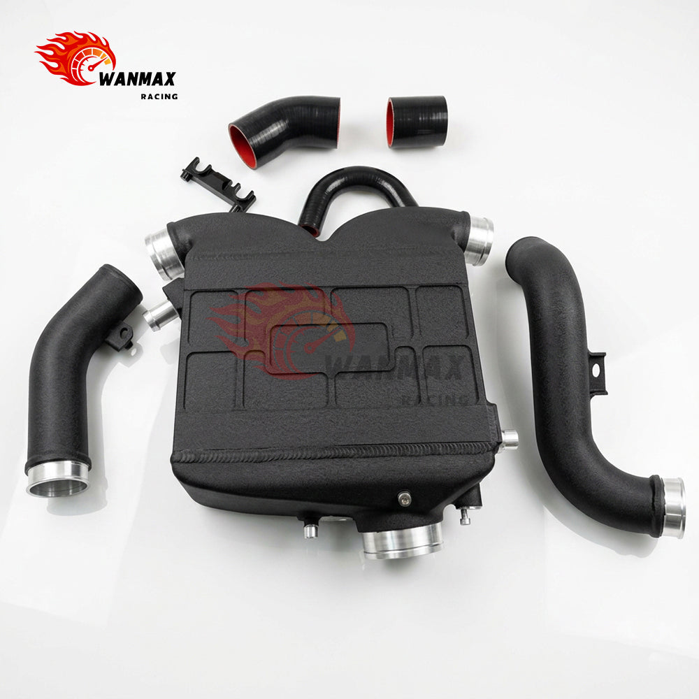 High-Flow Water-to-Air Intercooler Kit with Charge Pipes for Mercedes-Benz M276 3.0T V6 Turbo C43 / E43 / GLC43