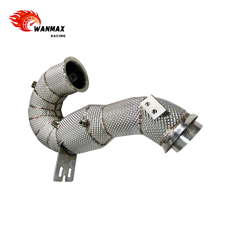 Professional Grade Heat‑Shielded Exhaust Downpipe For Mercedes‑Benz W206 C200 Left‑Hand Drive