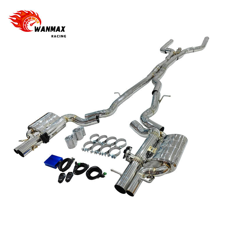 OEM Triple Vacuum Valved Catback Exhaust for Mercedes E63 AMG W213 2018-2024 4.0T Twin Turbo V8