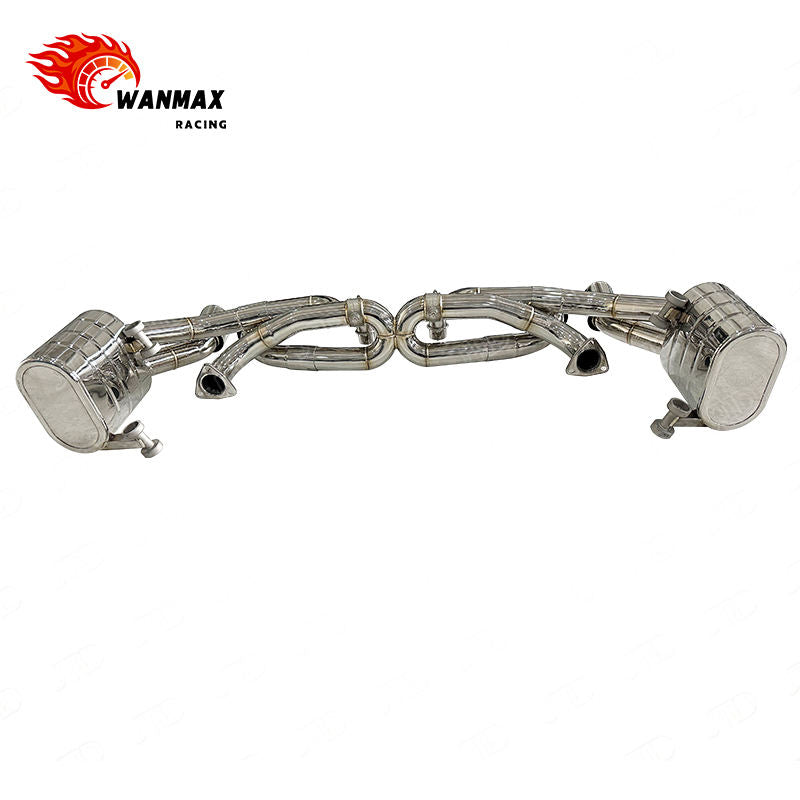 High Performance Valved Sport Exhaust System for Porsche 997.2 304 Stainless Steel with Vacuum Valve Fast Shipping in Stock