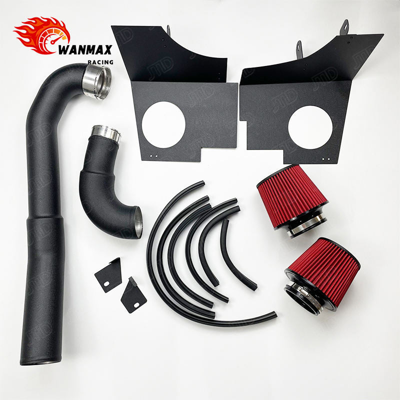 Performance Aluminum Dual Cold Air Intake System Kit with Heat Shield for BMW G80 M3 G87 M2 S58 3.0L Twin Turbo 2023+