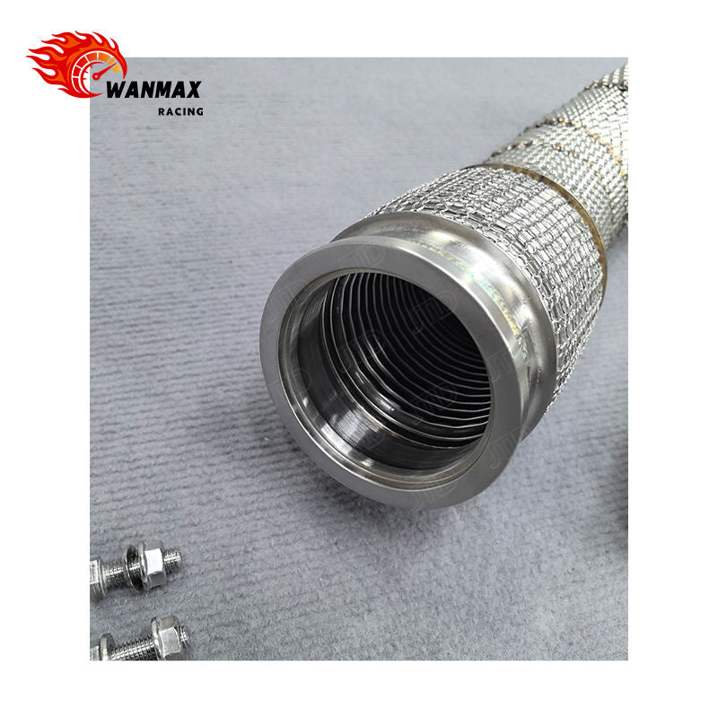 Heat Shielded 304 Stainless Steel High-Flow Exhaust Downpipe for BMW X5M F95 X6M F96 S63 4.4L V8 Twin Turbo
