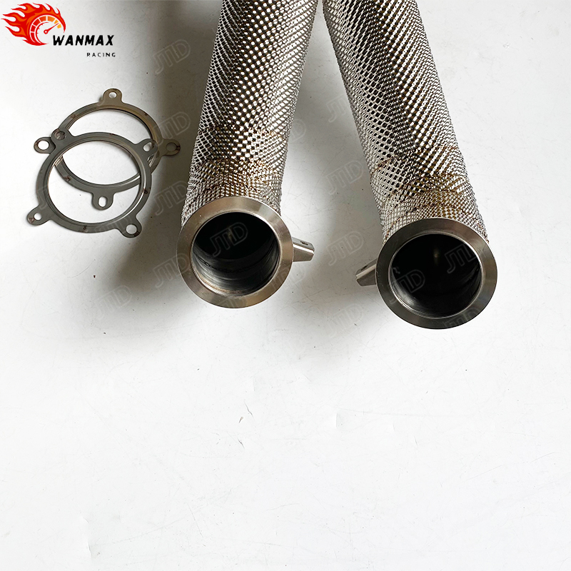 Heat Shielded 304 Stainless Steel High-Flow Exhaust Downpipe for McLaren 720S 4.0T V8 2018+