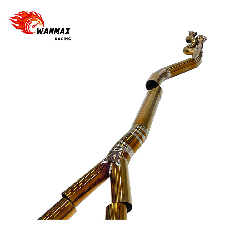Valvetronic Burnt Blue Tip Titanium Catback Exhaust System for BMW G80 M3 G82 M4 S58 3.0L Twin Turbo