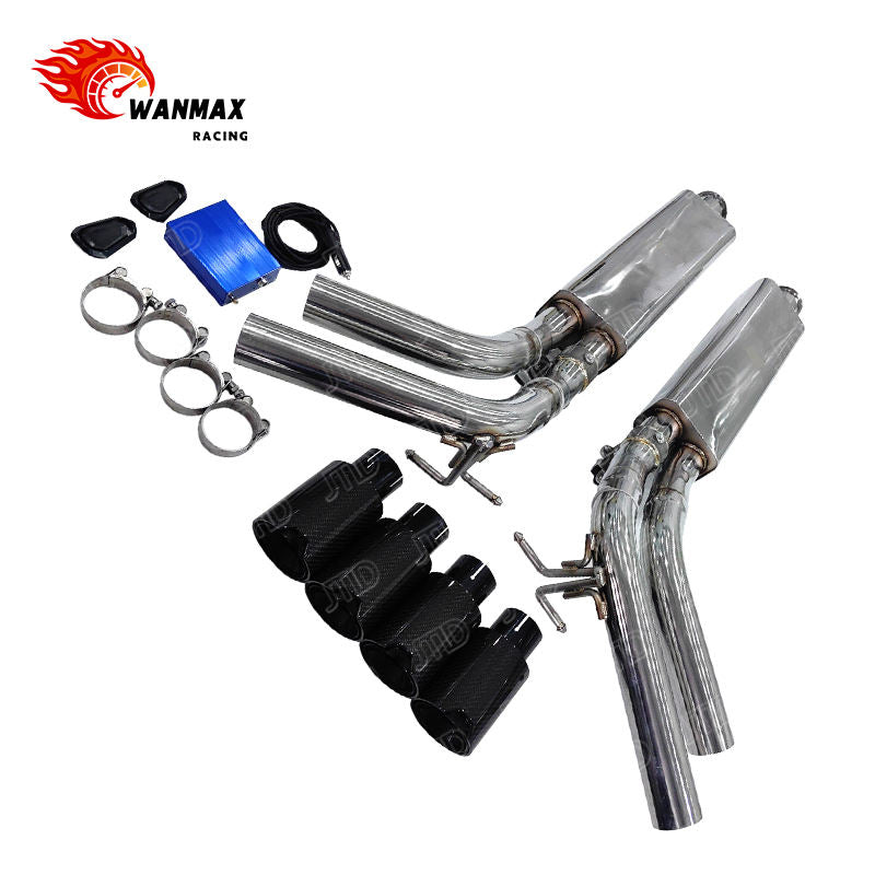 Mirror Polished SS304 OEM Vacuum Valved Catback Exhaust for Mercedes G-Class W464 W463A G63 G500 G550 2018+