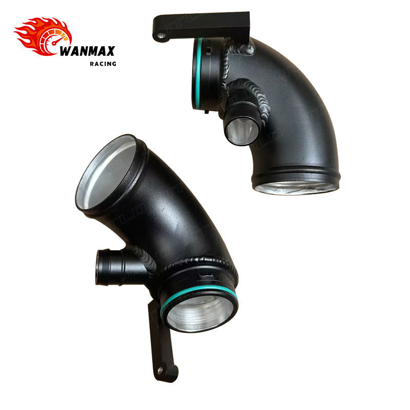 High Flow Aluminum Turbo Intake Inlet Pipe For VW GOLF MK7GTIR MK3 A3 S3 EA888 Tuning LG-0089-BK