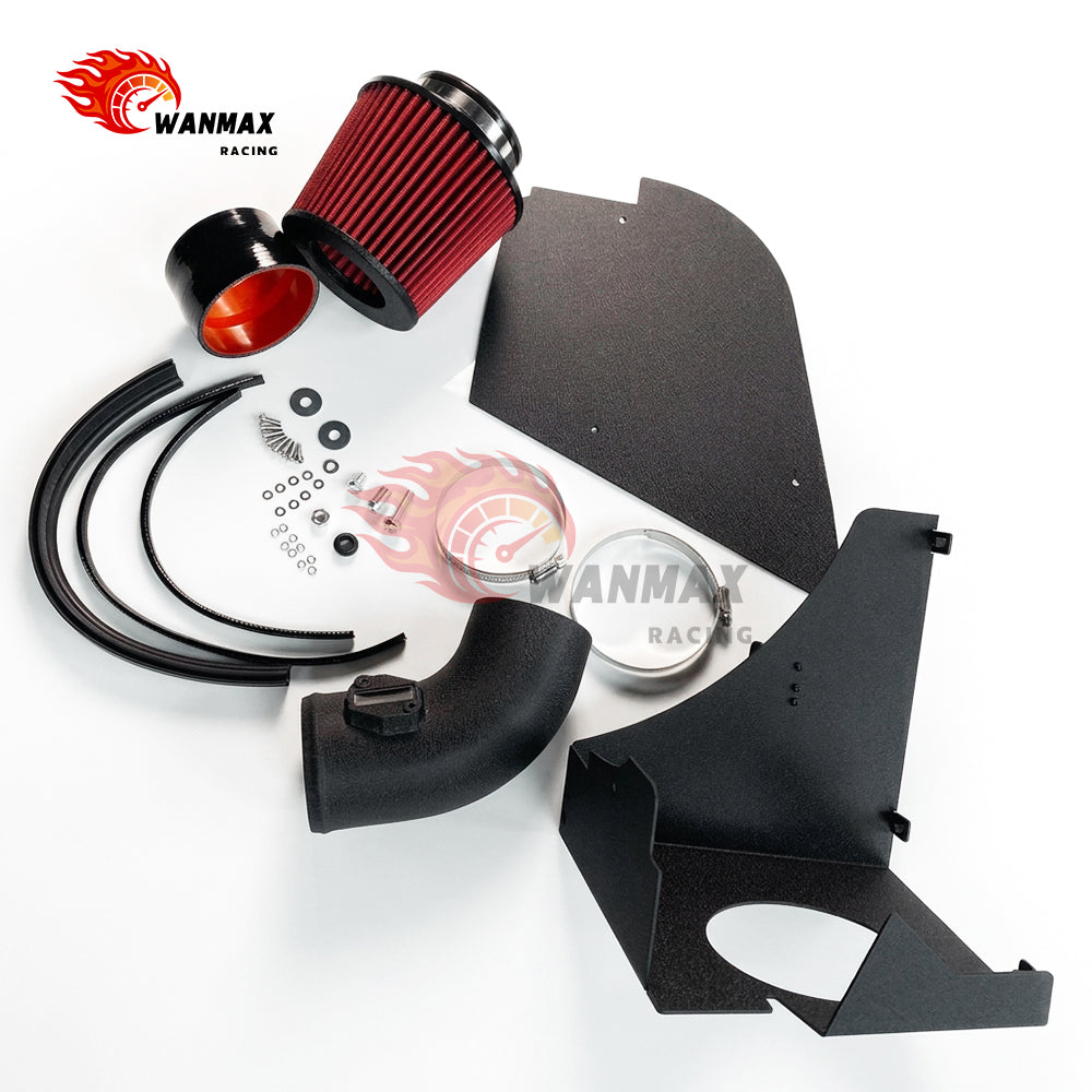 Performance Aluminum Cold Air Intake Kit with Heat Shield for BMW G30 530i G32 630i B48 2.0T 2017-2020