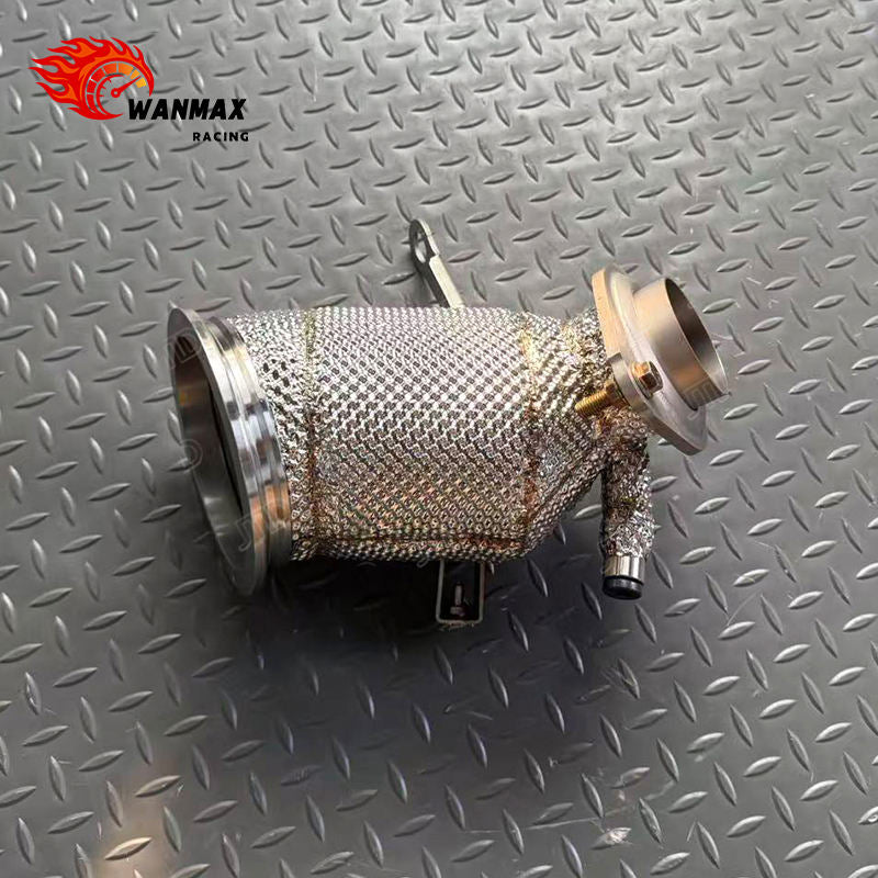 SS304 Heat-Shielded High-Flow Downpipe for Toyota GR Yaris G16E-GTS 1.6L Turbo 2022+