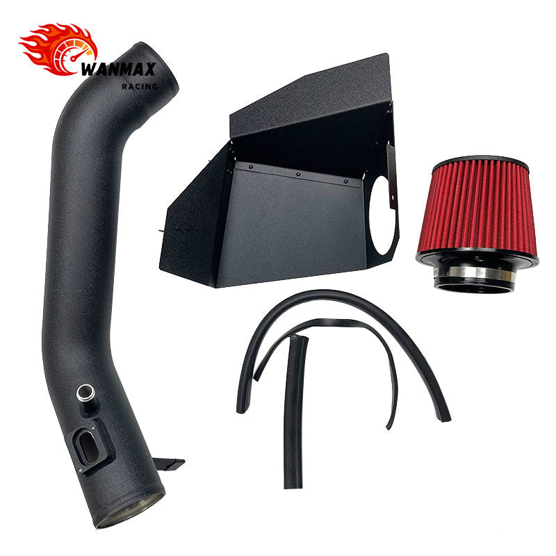 High Performance 89mm Cold Air Intake System Kit with Heat Shield for BMW F30 335i F32 435i F22 M235i F87 M2 N55 3.0L Turbo