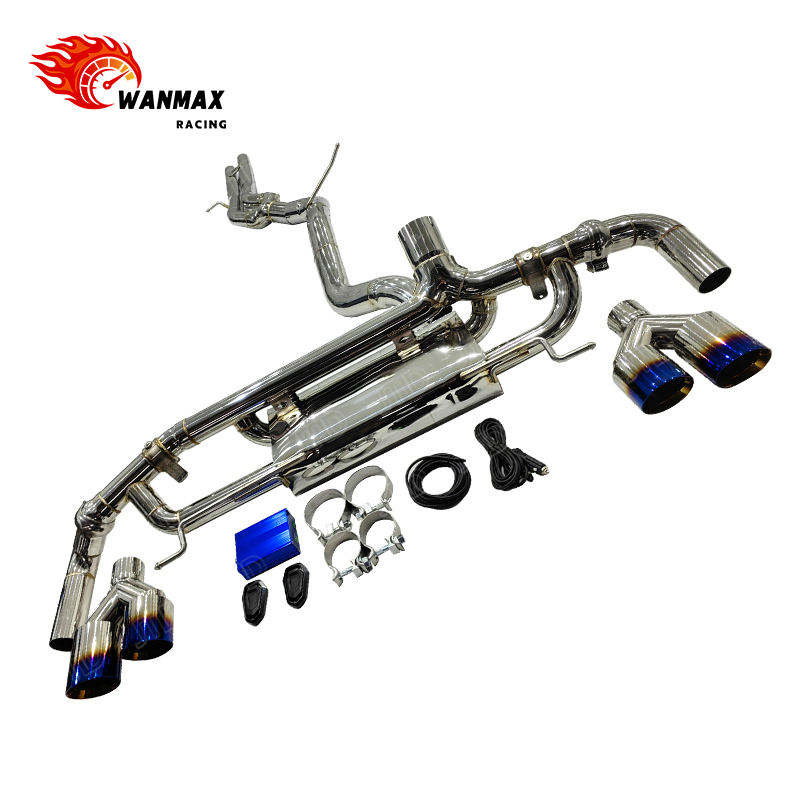 SS304 Electronic Valved Catback Exhaust for 2016-2019 Audi 4M Q7 3.0T V6 Luxury SUV